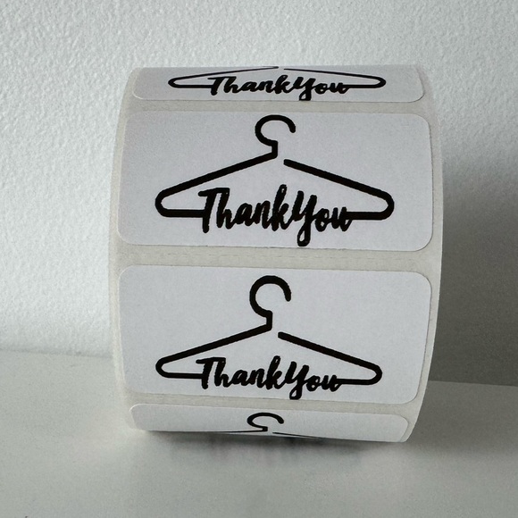 Set of 100 - Thank you / Seal Adhesive Packaging Label Stickers 2in - Picture 7 of 8